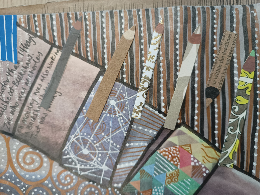 Pack of 7 pencil stickers